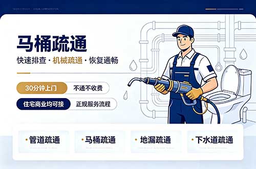 焦作马桶疏通