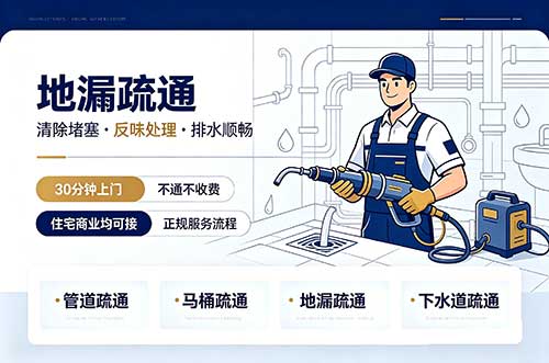 焦作地漏疏通